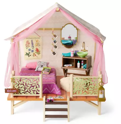 American Girl Kira Complete Comfy Platform Tent - New In Sealed Box - Retired • $379