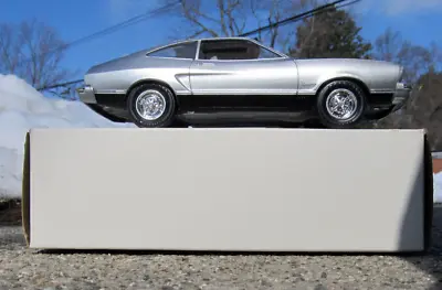 1975 Ford Mustang MACH 1 Silver Vintage Dealer Promo Car & Original Box • $89.99
