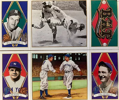 MLB Upper Deck Baseball Cards Tri-Fold Cards Set Of 46 Cards Ty Cobb Babe Ruth • $35