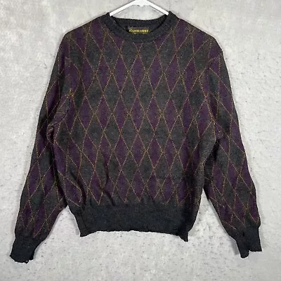 A1 Vintage The Haberdasher Limited Knit Sweater Adult Medium Argyle Mens • $7.49