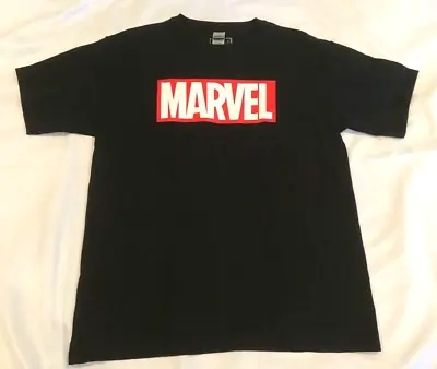 Official Marvel Mens Unisex Logo T-shirt Black XL New With Tag • £9.99