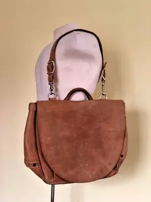 Nice Vintage Nicholas Leather For J. Peterman  Leather Mail Carrier Shoulder Bag • $149.95