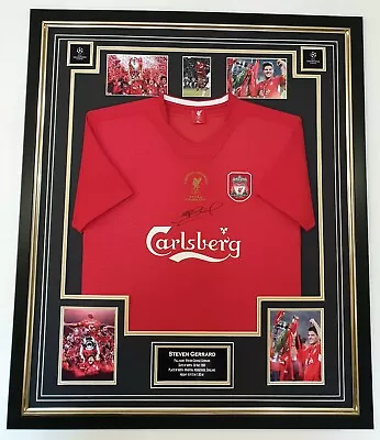 £295 • Buy ** Rare STEVEN GERRARD Of Liverpool 2005 Signed Shirt Autographed Jersey ** 