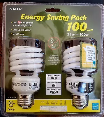 100 Watt Light Bulbs - CFL • $8