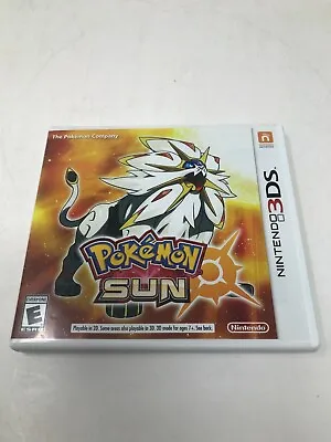 $9.95 • Buy Case And Manual Only NO GAME Pokemon Sun Nintendo 3DS Authentic