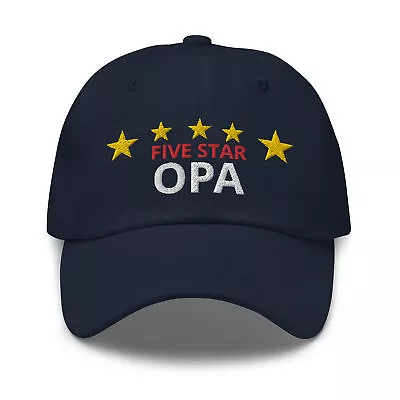 Five Star OPA – German For Grandpa – Embroidered Hat For Men • $28.95