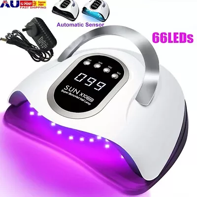 450W SUN X10 MAX Nail Lamp UV LED Light Professional Nail Polish Dryer Machine • $22.95