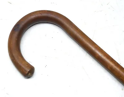 Classic Style 36” Vintage Bent Wood Walking Cane W/ Brass Tip INV16738 • $27