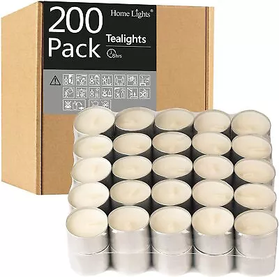 Stonebriar Long Burning Tea Light Candles 6 To 7 Hour Extended Burn Time Bulk • $32.19