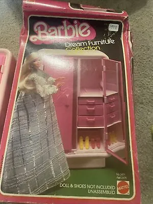 Barbie Dream House Collection Armoire Vintage 1978 Wardrobe #2471 Mattel In Box • $34