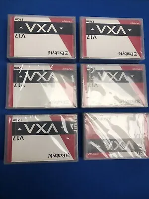 6X  Exabyte VXA V17  Factory Sealed Data Tape Cartridge/ 170M • $125