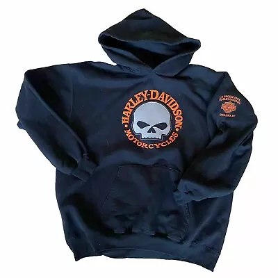 Harley Davidson Willie G Wisconsin USA Sweatshirt Hoodie Men's Large L • $34.99