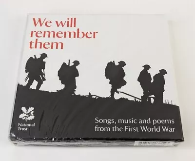 We Will Remember Them Songs Music Poems First World War 2x CD National Trust NEW • £8.74