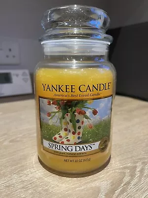 Yankee Candle Spring Days LARGE 22 Oz.  VHTF Deerfield • £24.50