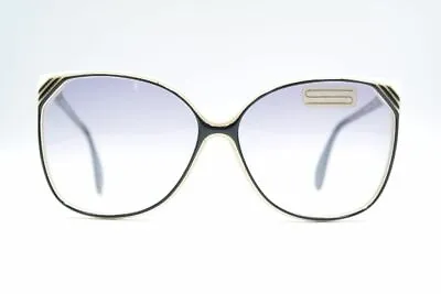 £27.23 • Buy Vintage Silhouette 3014 Col 2507 Black White Oval Sunglasses NOS
