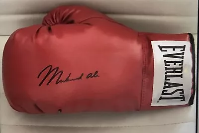 Muhammad Ali Signed Red Everlast Boxing Glove  Steiner Authenticated HOF  • $995