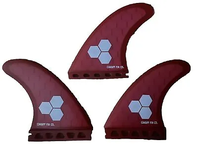 Cardiff Fin Co M9 X Large Tri Fin Set Large HC Red Fits Fut • $45