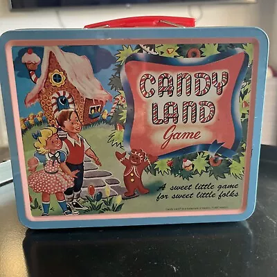 Candy Land Game Series #1 1997 Hasbro Multicolor Tin/Metal Kids Mini Lunch Box • $9.50