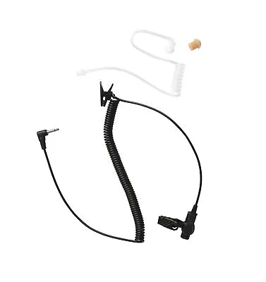 Acoustic Tube Receive Listen Only Earpiece Fit Motorola Kenwood Speaker Mic • $9.99