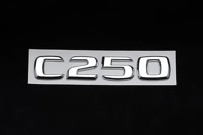 Trunk Rear Emblem Badge Chrome Letter C 250 Fits Mercedes W203 W204 C-Class C250 • $14.99