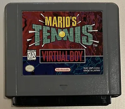 Nintendo Virtual Boy Mario’s Tennis Cartridge Only • $19.91