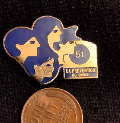 51 La Preventiondu Crime Police Pin • $6.99