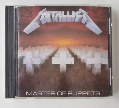 METALLICA Vintage CD Album MASTER OF PUPPETS Tested 1986 Thrash Metal NO IFPI !! • $16.95