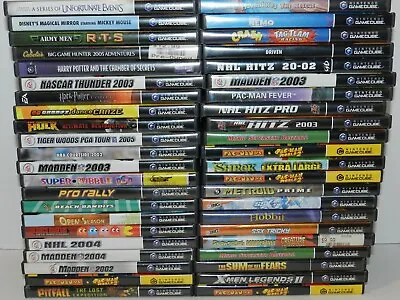 $15.91 • Buy Nintendo Gamecube Games Complete Fun You Choose & Pick Video Game Good Titles