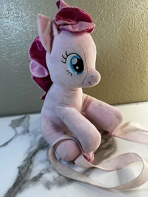 My Little Pony Pinkie Pie Hug Me Deluxe Plush Backpack Knapsack • $10