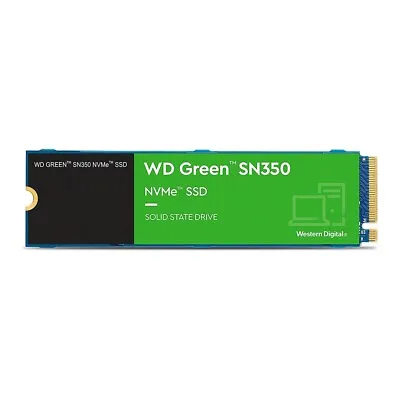 WD WDS200T3G0C 2TB WD Green SN350 NVMe Internal SSD - Gen3 PCIe QLC M.2 2280 • $104.99