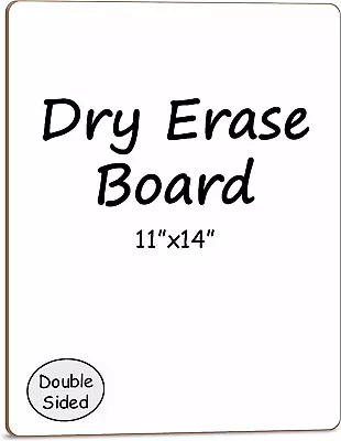 White Board Dry Erase Board 11 X14” Mini Double Sided Personal Whiteboard Board  • $11.75