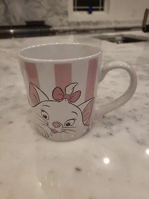 NEW DISNEY Aristocats Movie Marie Lady Cat Cup Mug Coffee Tea 16 Oz  Pink White  • $22