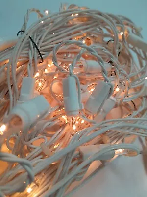 100 Christmas Lights Indoor/Outdoor Icicle Lights Static Effect F3 O47 • £7.50