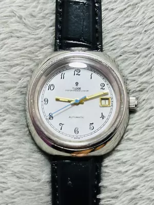 Rare Vintage Tudor Genève Automatic Swiss Made Day Date White Dial For Men's • $349.99