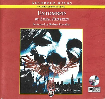 Entombed By Linda Fairstein - Ex Library - Unabridged Audiobook On 10 CDs • $14.99