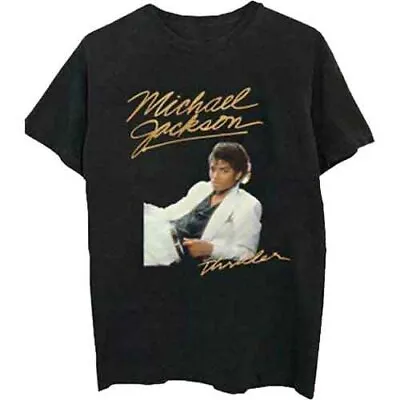 Michael Jackson Thriller White Suit T-Shirt Black New • $21.96