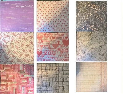 £1 • Buy 12inch X 12inch Paper 9 Designs To Choose From 2 Sheets For £1 Same Design