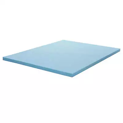 1  Gel Memory Foam Mattress Topper Twin Blue • $22.38