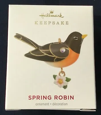 2021 Hallmark Keepsake Miniature Ornament ~  Spring Robin  ~ NIB • $12.50