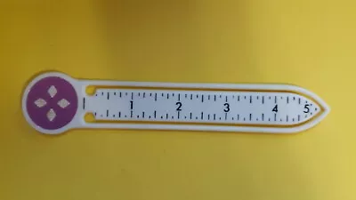 Vintage Made In Japan Dyno Marker Plastic Sewing Ruler • $5