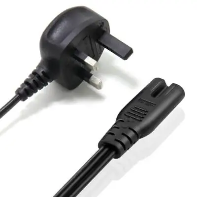 £6.99 • Buy Power Cable C7:  Mains Lead Plug For Playstation 4 & PS4 Slim Xbox One S / X