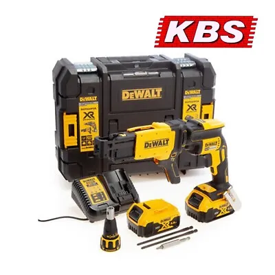 DEWALT DCF620P2K XR 18V 5 Ah Li-ion Collated Drywall Screwdriver Kit 2 X 5.0ah • £319.95