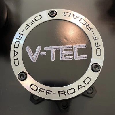 $44 • Buy V-TEC WHEELS C394MB-8LVT Matte Black Wheel Center Cap