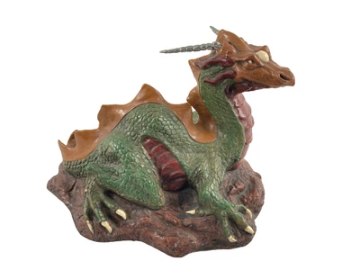 $16 • Buy Large Ceramic Dragon Statue Multicolored Garden Yard Home Decor