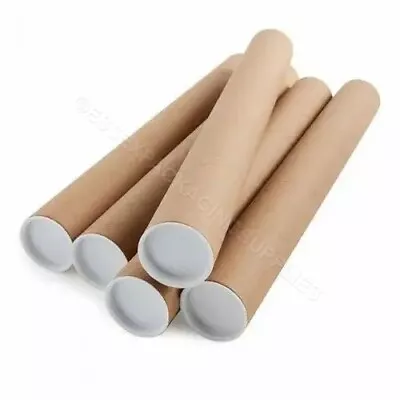 Packaging Postal Tubes 50/76mm Eco-Friendly Mailing Tubes • £7.59