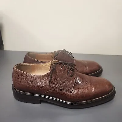 MARTIN DINGMAN - BROWN LEATHER TIE OXFORDS Shoes SIZE 9 • $79