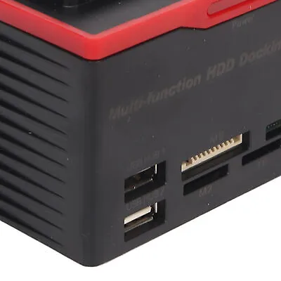 (UK Plug) Hard Drive Enclosure Internal Card Reader HDD Docking Station • £35.18