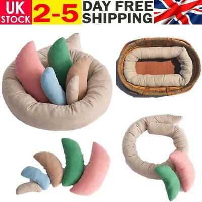 £16.76 • Buy 6PCS Newborn Baby Photography Pillow Basket Filler Wheat Donut Posing Props