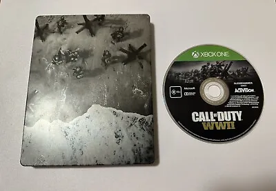 Call Of Duty WWII XboxOne Steel Book Edition Free Postage • $26.99