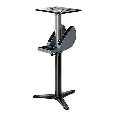 Master Mechanic Adjustable Grinder Pedestal With Tool Holder And Cast Iron Base • $41.99